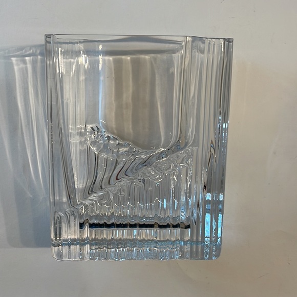 Glass Rectangular Vase EUC - Picture 5 of 17